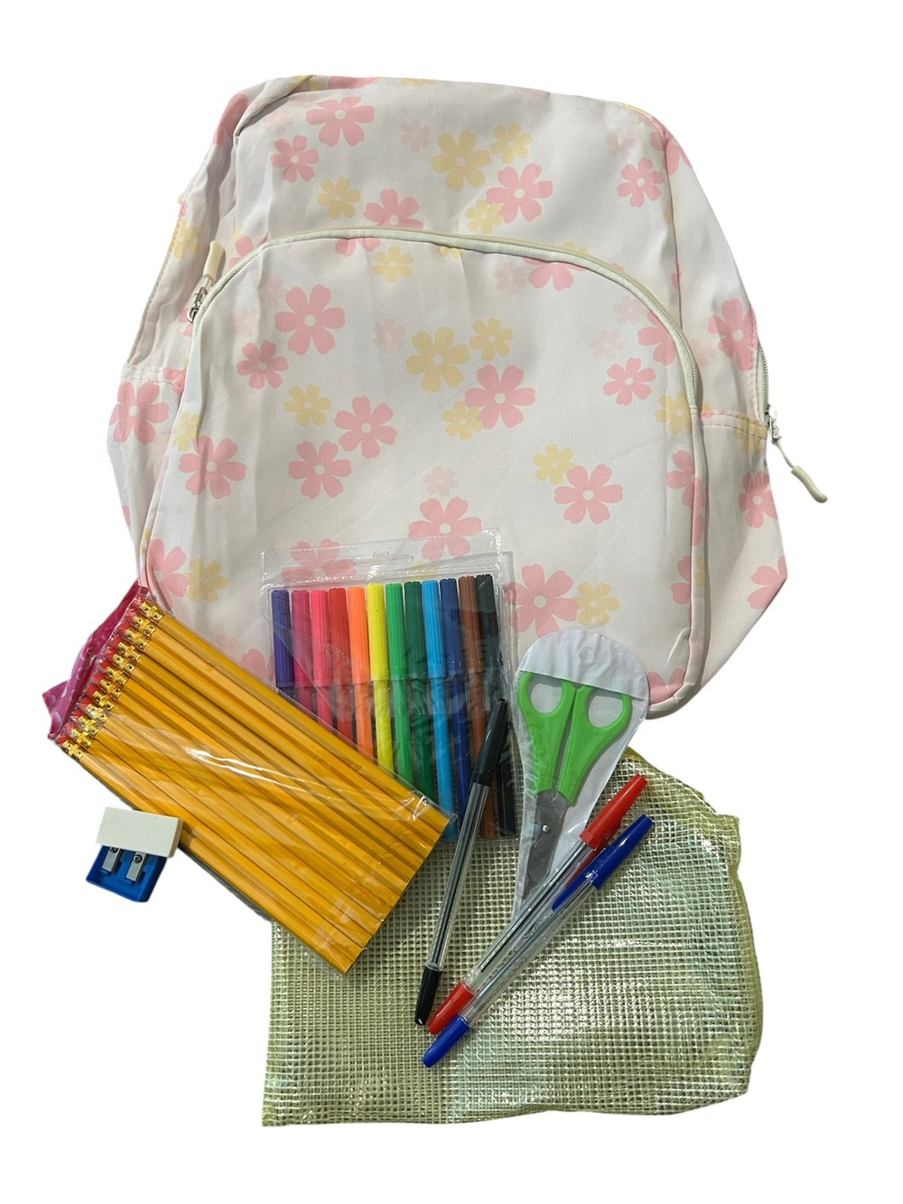 Back to school ready ! Backpack and all